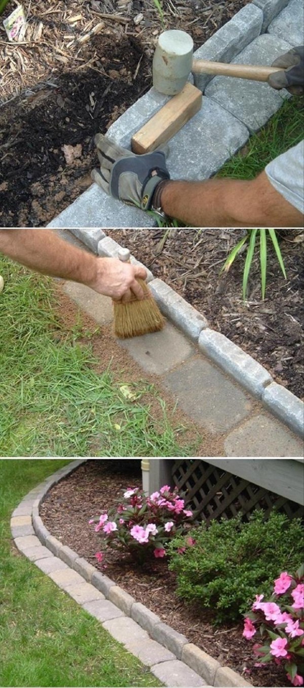 utilizzare i mattoni in giardino