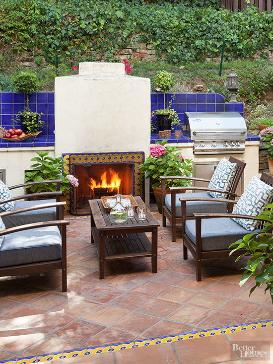 9 ideas de chimeneas para tu patio Backyard diseño chimenea