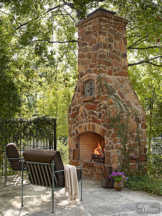 9 ideas de chimeneas para tu patio Backyard diseño chimenea