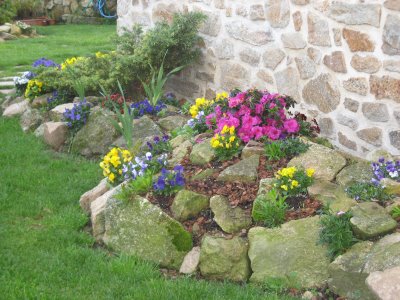 jardin en verano