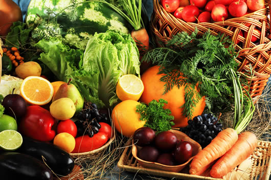 Frutas y verduras contra el estrés