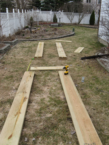 construye una cama para verduras 1