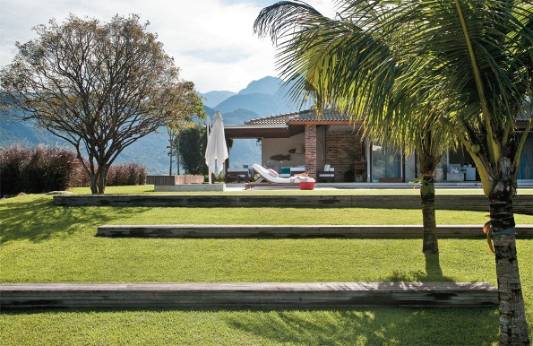 Un jardín integrado en un bello paisaje 3