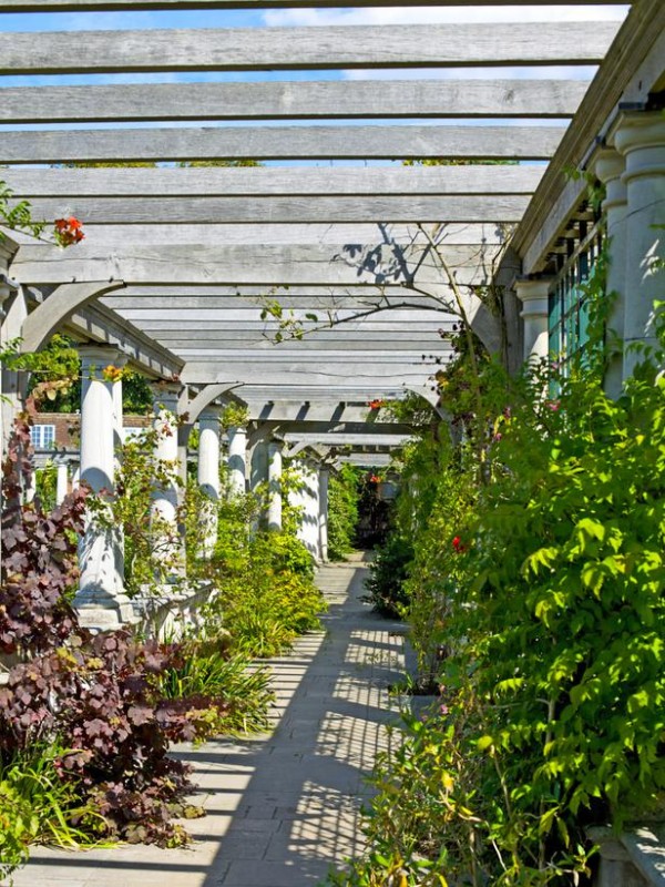 Arcos y pérgolas para el jardín 1