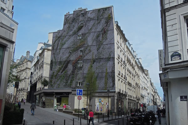 Jardín vertical en París 3