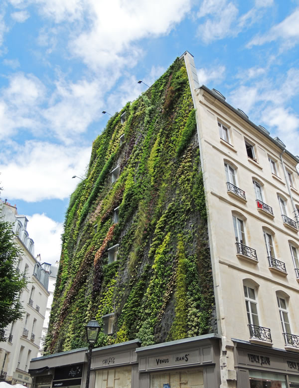 Jardín vertical en París 4