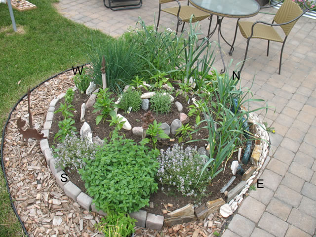 Jardín espiral DIY 1