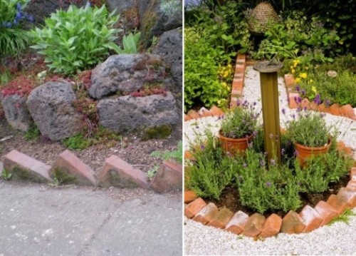 13 Ideas Con Ladrillos Para El Jardin