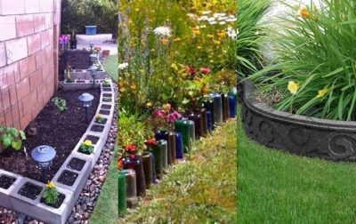 10 ideas creativas para los bordes de jardín