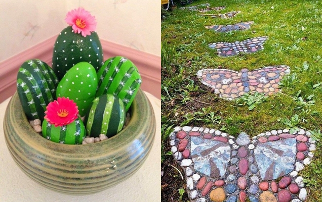 Bonitas ideas de decoracion de jardines con piedras y rocas