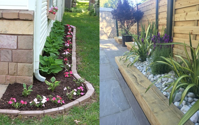 Creativas ideas de bordes de jardin