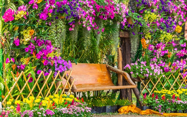 10 ideas de jardines de flores que son un encanto