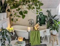 imagen 8 maneras de incorporar plantas en el baño