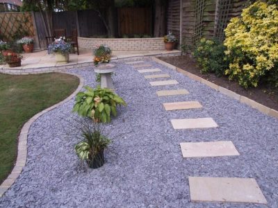 Ideas de patios con materiales mixtos